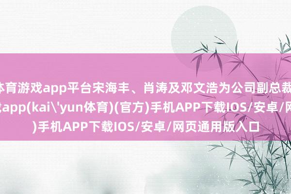 体育游戏app平台宋海丰、肖涛及邓文浩为公司副总裁-kai云体育下载app(kai'yun体育)(官方)手机APP下载IOS/安卓/网页通用版入口