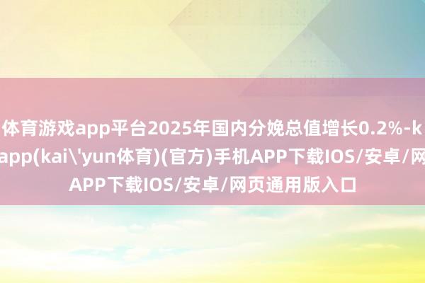 体育游戏app平台2025年国内分娩总值增长0.2%-kai云体育下载app(kai'yun体育)(官方)手机APP下载IOS/安卓/网页通用版入口